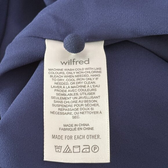 Vintage Aritzia Mambo Dress (8) in Navy - Picture 3 of 5